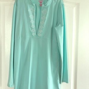 REEL LEGENDS stretchy top or bathing suit cover up